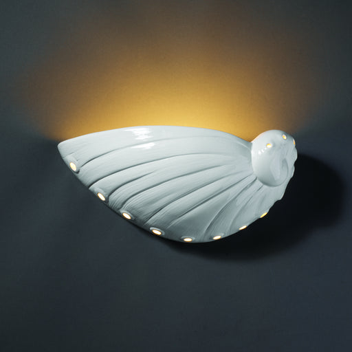 Justice Designs - CER-3720-WHT - Wall Sconce - Ambiance - Gloss White