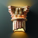 Justice Designs - CER-4705-STOA - Wall Sconce - Ambiance - Agate Marble