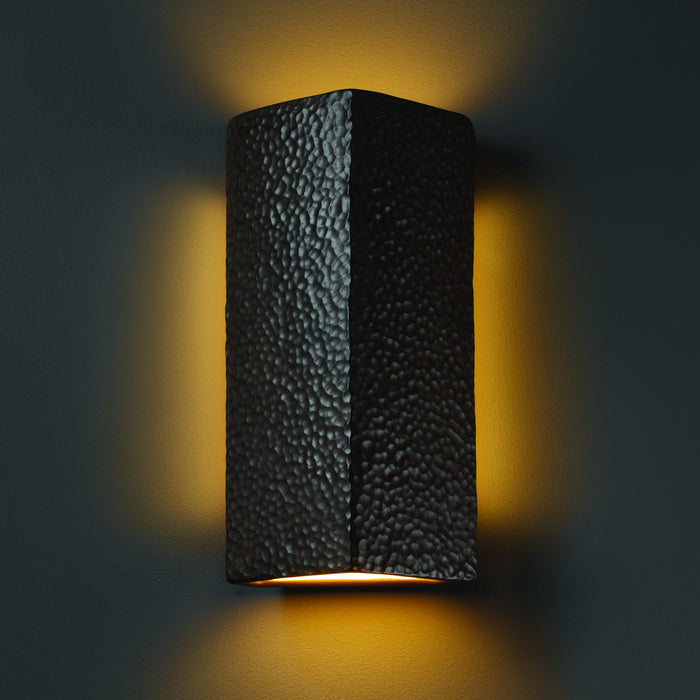 Justice Designs - CER-5145-HMIR - Wall Sconce - Ambiance - Hammered Iron