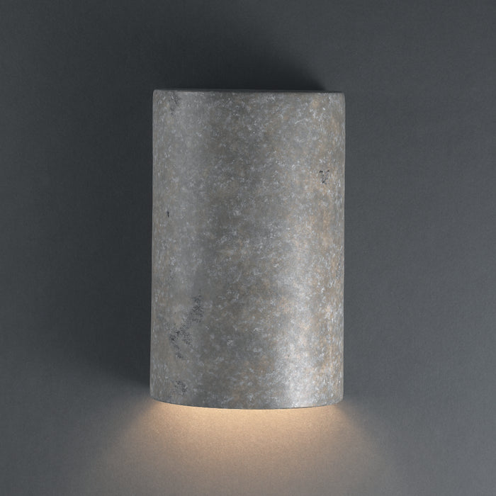 Justice Designs - CER-5940W-TRAM - Wall Sconce - Ambiance - Mocha Travertine