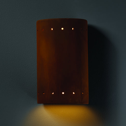 Justice Designs - CER-5990W-RRST - Wall Sconce - Ambiance - Real Rust