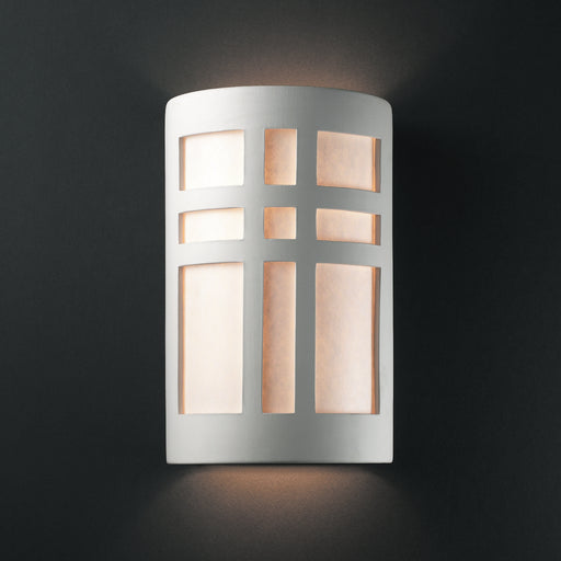 Justice Designs - CER-7285-BIS - Lantern - Ambiance - Bisque