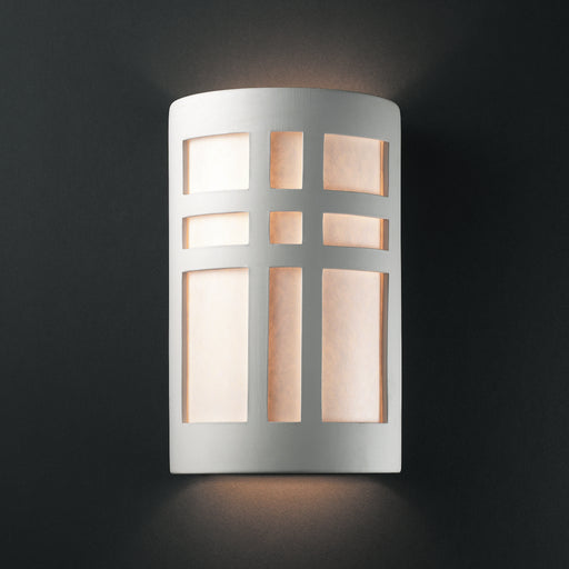 Justice Designs - CER-7285W-BIS - Lantern - Ambiance - Bisque