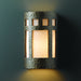 Justice Designs - CER-7345W-HMBR - Lantern - Ambiance - Hammered Brass