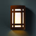 Justice Designs - CER-7485W-RRST - Lantern - Ambiance - Real Rust