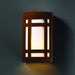 Justice Designs - CER-7495W-RRST - Lantern - Ambiance - Real Rust
