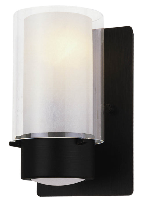 DVI Lighting - DVP9001GR-OP - One Light Wall Sconce - Essex - Graphite with Half Opal Glass