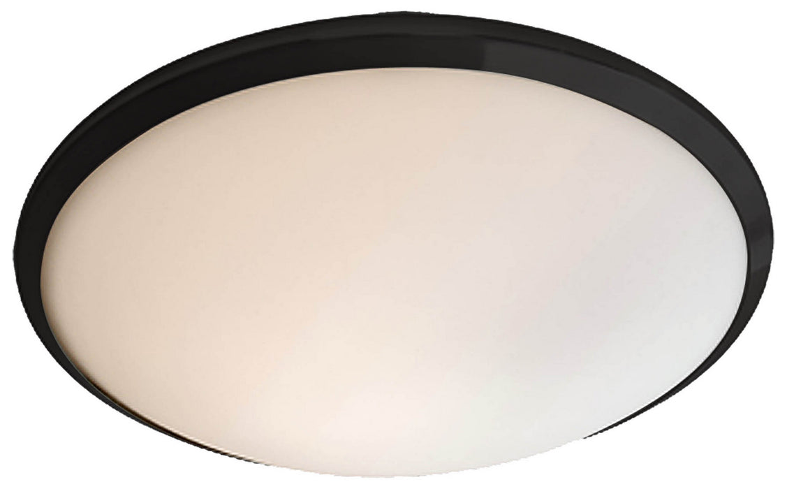 DVI Lighting - DVP9030GR-OP - One Light Flush Mount - Essex - Graphite and Opal Glass