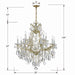 Crystorama - 4413-GD-CL-MWP - 13 Light Chandelier - Maria Theresa - Gold