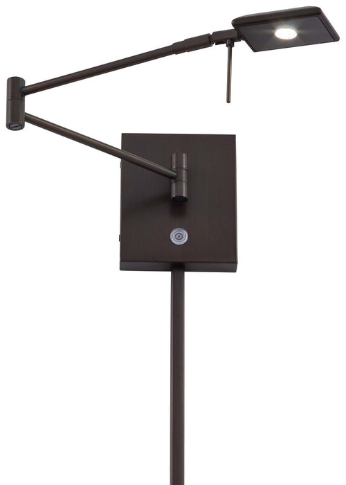 George Kovacs - P4328-647 - LED Swing Arm Wall Lamp - George`S Reading Room - Copper Bronze Patina