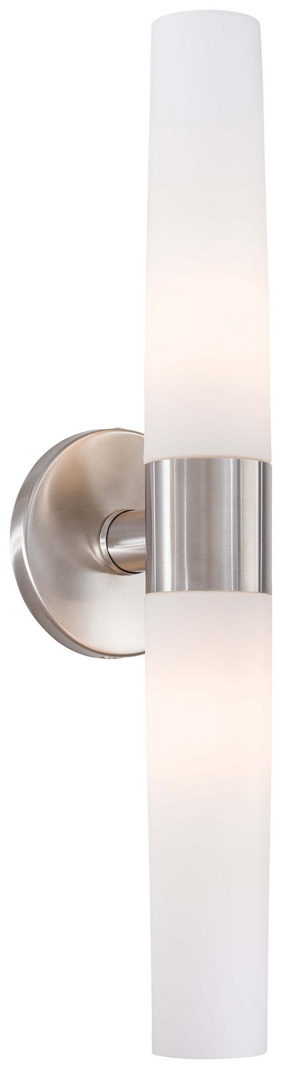 George Kovacs - P5042-144 - Two Light Bath - Saber - Brushed Stainless Steel