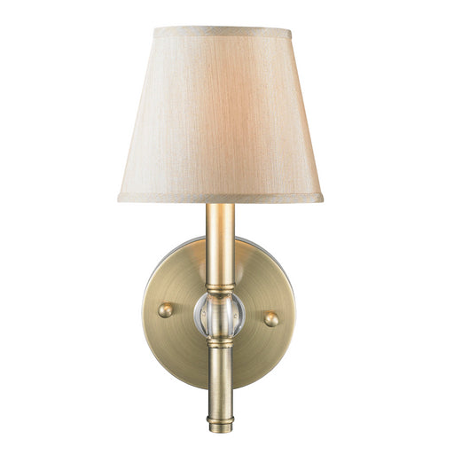 Golden - 3500-1W AB-PMT - One Light Wall Sconce - Waverly - Aged Brass