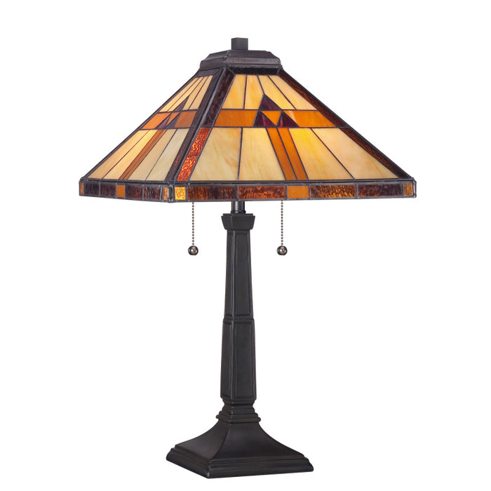 Quoizel - TF1427T - Two Light Table Lamp - Bryant - Vintage Bronze