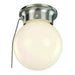 Trans Globe Imports - 3606P BN - One Light Flushmount - Dash - Brushed Nickel