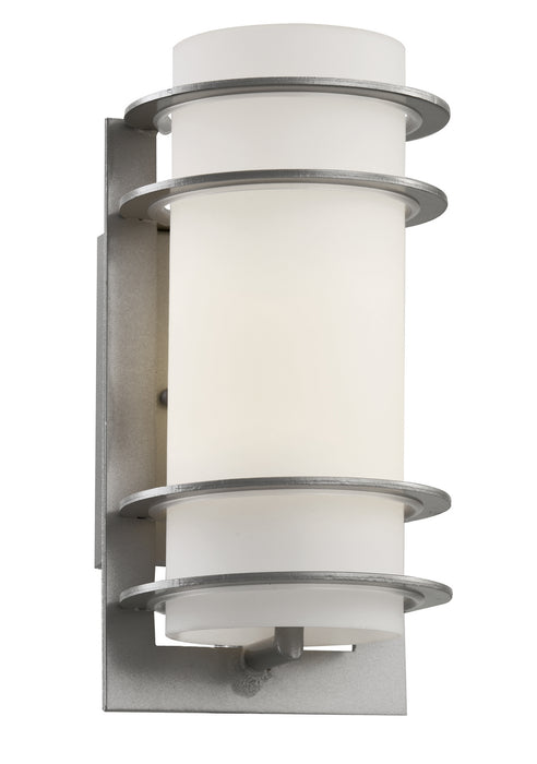 Trans Globe Imports - 40204 SL - One Light Wall Lantern - Zephyr - Silver