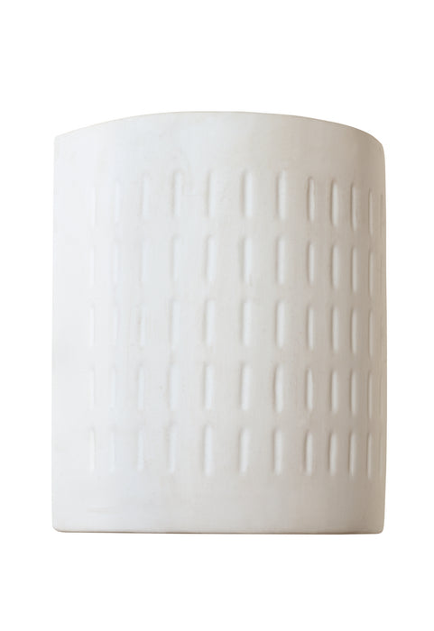 Trans Globe Imports - 5003 WH - One Light Wall Lantern - Coast - White Ceramic, Paintable