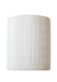 Trans Globe Imports - 5003 WH - One Light Wall Lantern - Coast - White Ceramic, Paintable
