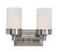 Trans Globe Imports - 70332 BN - Two Light Vanity Bar - Fusion - Brushed Nickel