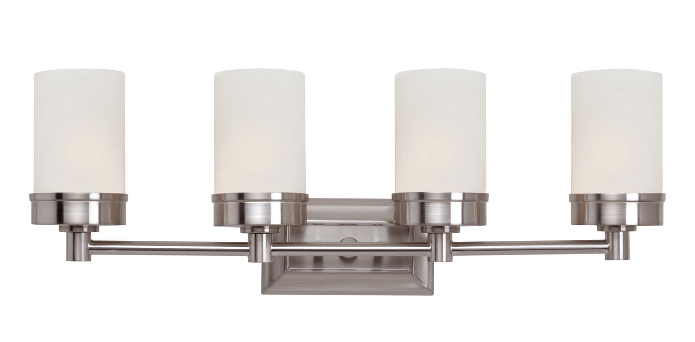 Trans Globe Imports - 70334 BN - Four Light Vanity Bar - Fusion - Brushed Nickel