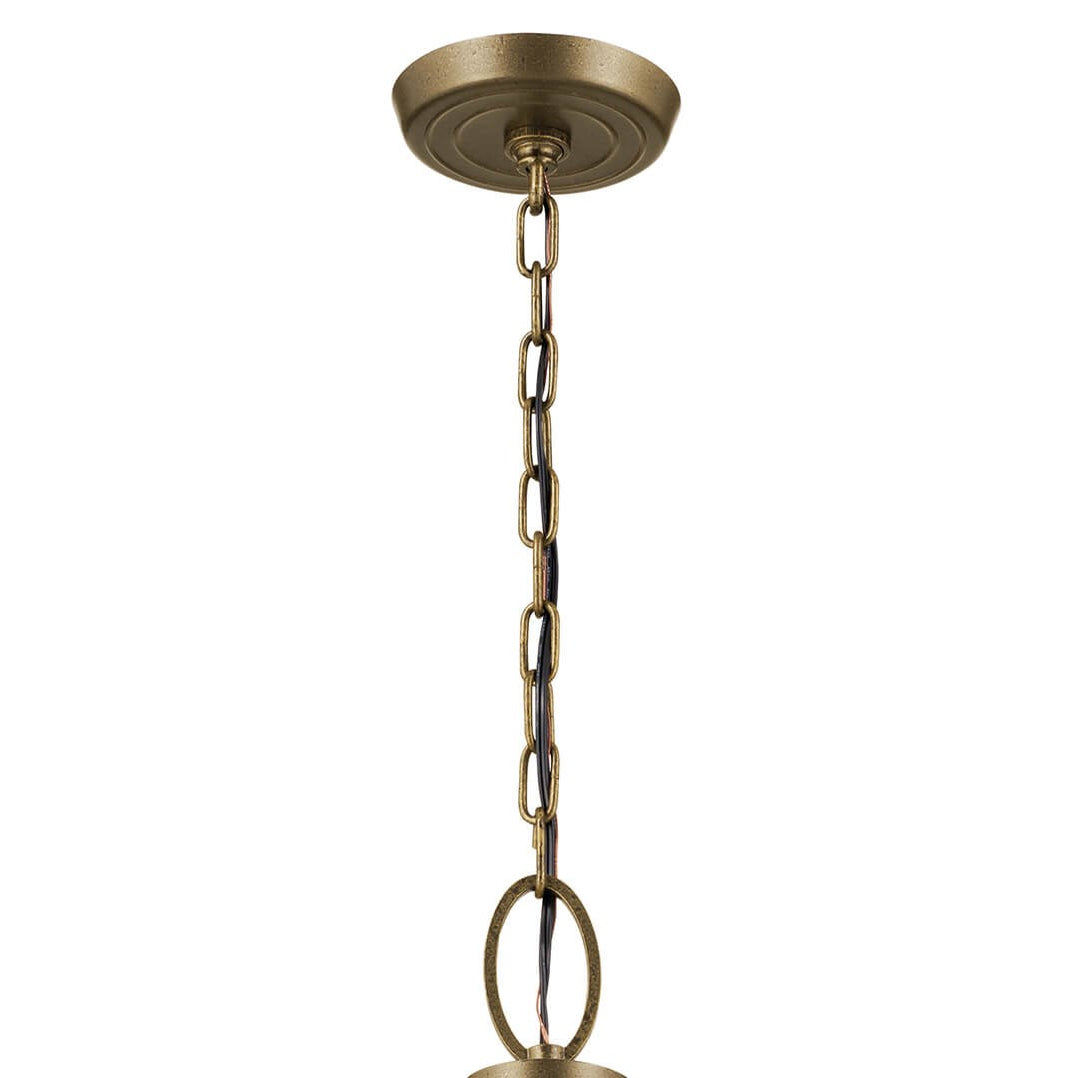 Kichler 52462CHZ Six Light Chandelier Topiary Character Bronze