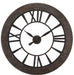 Uttermost - 06085 - Wall Clock - Ronan - Dark Rustic Bronze