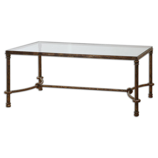 Uttermost - 24333 - Coffee Table - Warring - Rustic Bronze Patina