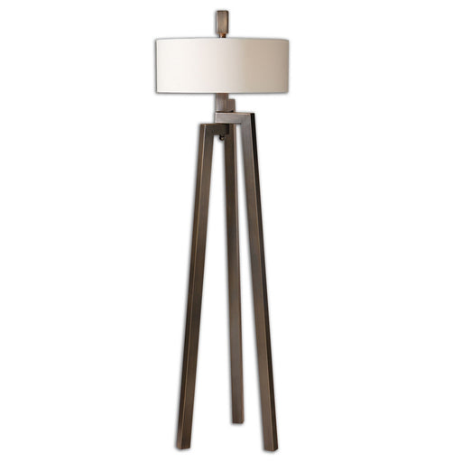 Uttermost - 28253-1 - Two Light Floor Lamp - Mondovi - Antiqued Brushed Bronze w/Gold Undertones