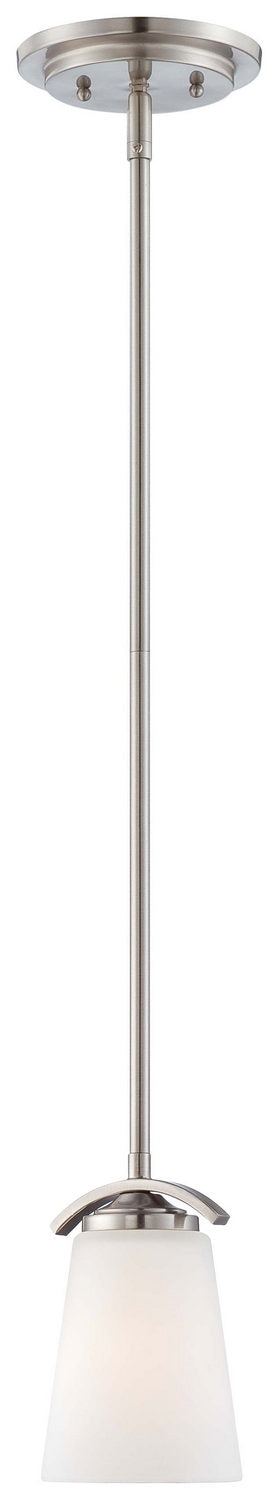 Minka-Lavery - 4961-84 - One Light Mini Pendant - Overland Park - Brushed Nickel
