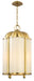 Hudson Valley - 7614-AGB - One Light Small Pendant - Verona Beach - Aged Brass
