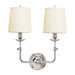 Hudson Valley - 172-PN - Two Light Wall Sconce - Logan - Polished Nickel