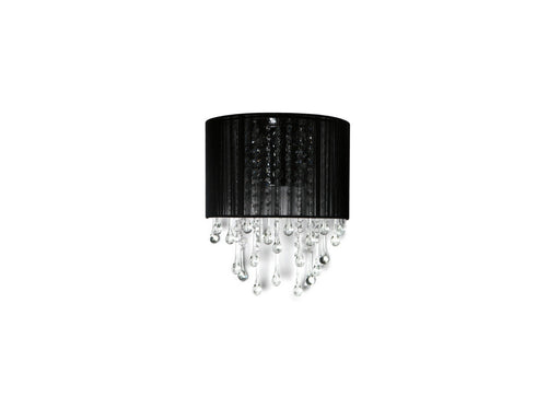 Avenue Lighting - HF1511-BLK - Two Light Wall Sconce - Beverly Dr. - Black Silk String