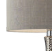 Hammered Chrome Table Lamp-Lamps-ELK Home-Lighting Design Store