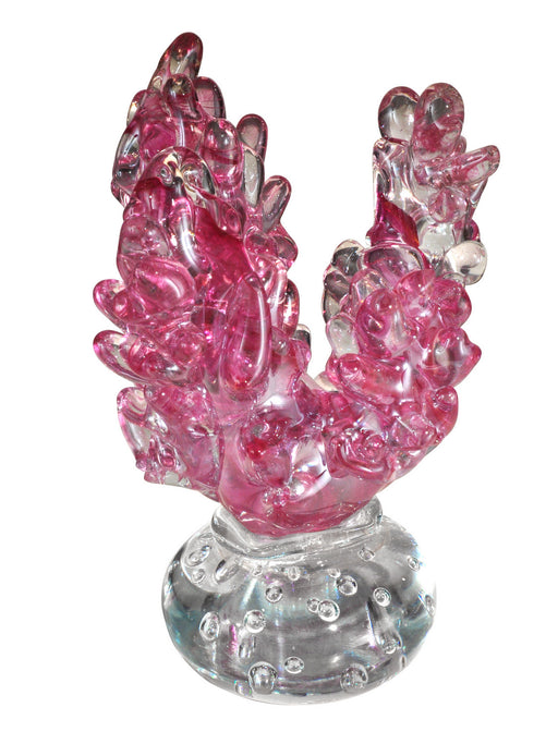 Dale Tiffany - AS12341 - Reef Coral Figurine - Reef Coral - Pinkish/Clear