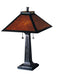 Dale Tiffany - TT100174 - Two Light Table Lamp - Camelot - Mica Bronze