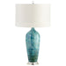 Cyan - 05212-1 - Table Lamp w/CFL - Elysia - Blue Glaze