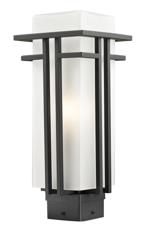 Z-Lite - 550PHM-ORBZ - One Light Outdoor Post Mount - Abbey - Outdoor Rubbed Bronze