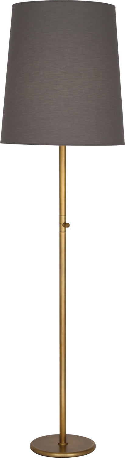 Robert Abbey - 2801 - One Light Floor Lamp - Rico Espinet Buster - Aged Brass