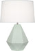 Robert Abbey - 947 - One Light Table Lamp - Delta - Celadon Glazed Ceramic w/ Polished Nickel