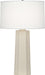 Robert Abbey - 960 - One Light Table Lamp - Mason - Bone Glazed Ceramic