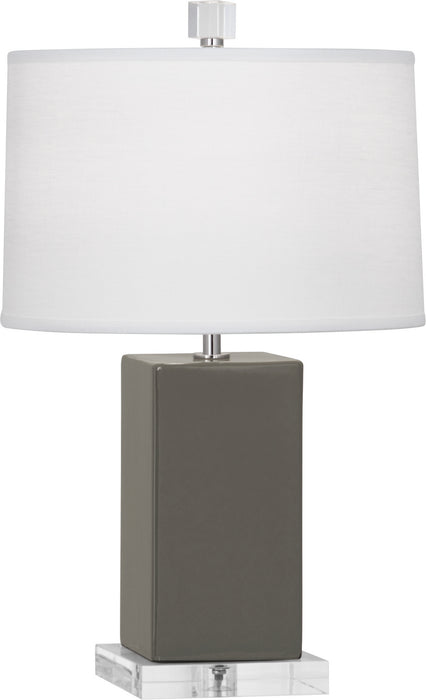 Robert Abbey - CR990 - One Light Accent Lamp - Harvey - Ash Glazed Ceramic