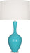 Robert Abbey - EB980 - One Light Table Lamp - Audrey - Egg Blue Glazed Ceramic