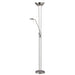 Dainolite Ltd - 505F-SC - Three Light Floor Lamp - Contemporary - Satin Chrome