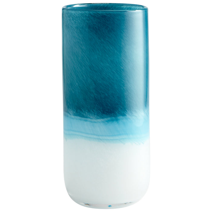 Cyan - 05876 - Vase - Turquoise Cloud - Blue And White