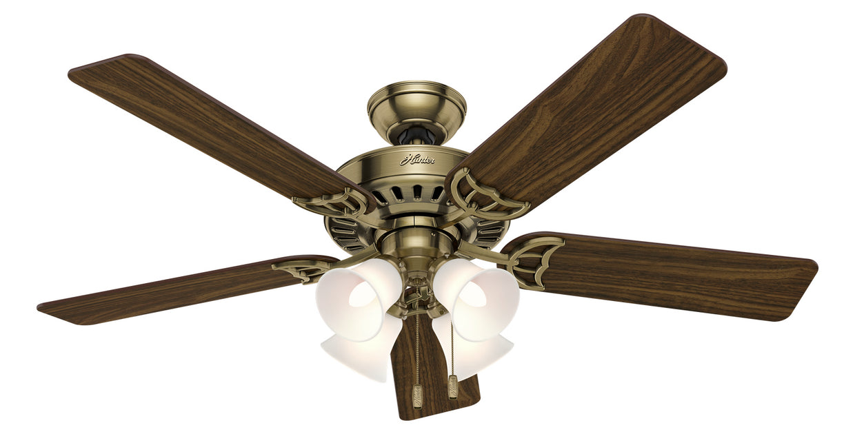 Hunter - 53063 - 52 Inches Ceiling Fan - Studio Series - Antique