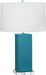 Robert Abbey - PC995 - One Light Table Lamp - Harvey - Peacock Glazed Ceramic