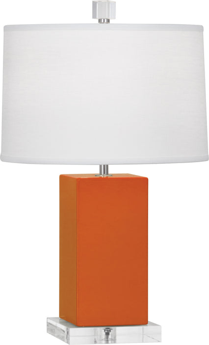 Robert Abbey - PM990 - One Light Accent Lamp - Harvey - Pumpkin Glazed Ceramic