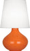 Robert Abbey - PM993 - One Light Table Lamp - June - Pumkin Glazed Ceramic