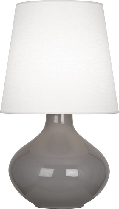 Robert Abbey - ST993 - One Light Table Lamp - June - Smoky Taupe Glazed Ceramic