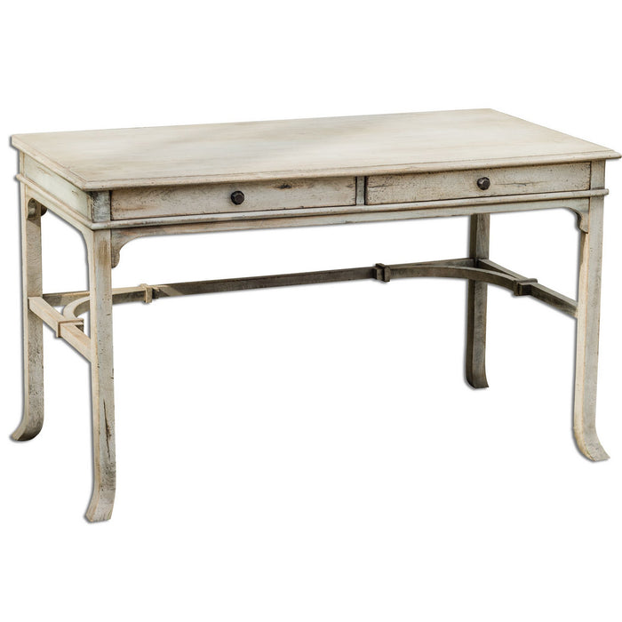 Uttermost - 25602 - Desk - Bridgely - Aged White