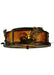 Meyda Tiffany - 110601 - Two Light Flushmount - Leaping Bass - Antique Copper